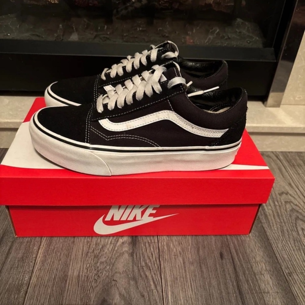 Vans Black and White Women's Sneakers